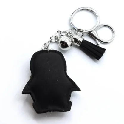 Penguin Crystal Rhinestone Key Chain - Image 2