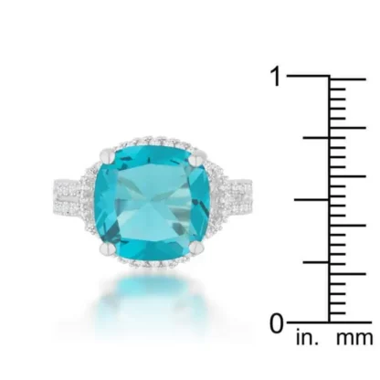 P 6.2C Aqua/Topaz S7 Ring - Image 2