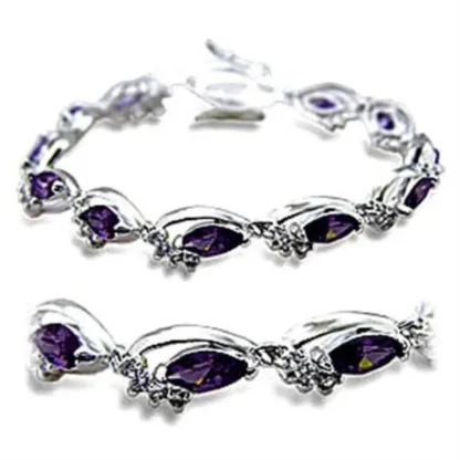 Marquise 5.50ct Amethyst Bracelet