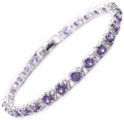 Amethyst Tennis Bracelet