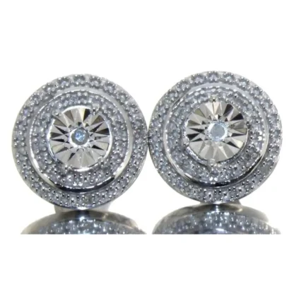 Round Brilliant Large Diamond Earrings