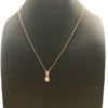 Oval 1.40 ct Natural Morganite & Zircon Necklace - Image 2