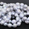 Genuine 50" Baroque Freshwater Gray Pearl Necklace - Image 2