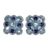 Natural 5.34 ct Aquamarine & Iolite Earrings