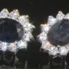 Genuine 4.00 ct Oval Sapphire Earrings - Image 2