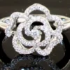 Brilliant White Sapphire Designer Ring - Image 2