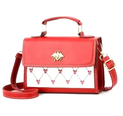 Designer Bumblebee Red Crossbody Bag