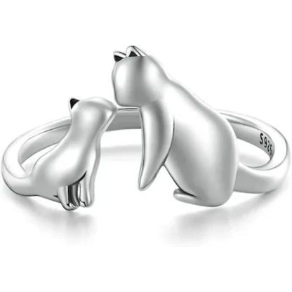 Cute Lovely Cat Open Ring